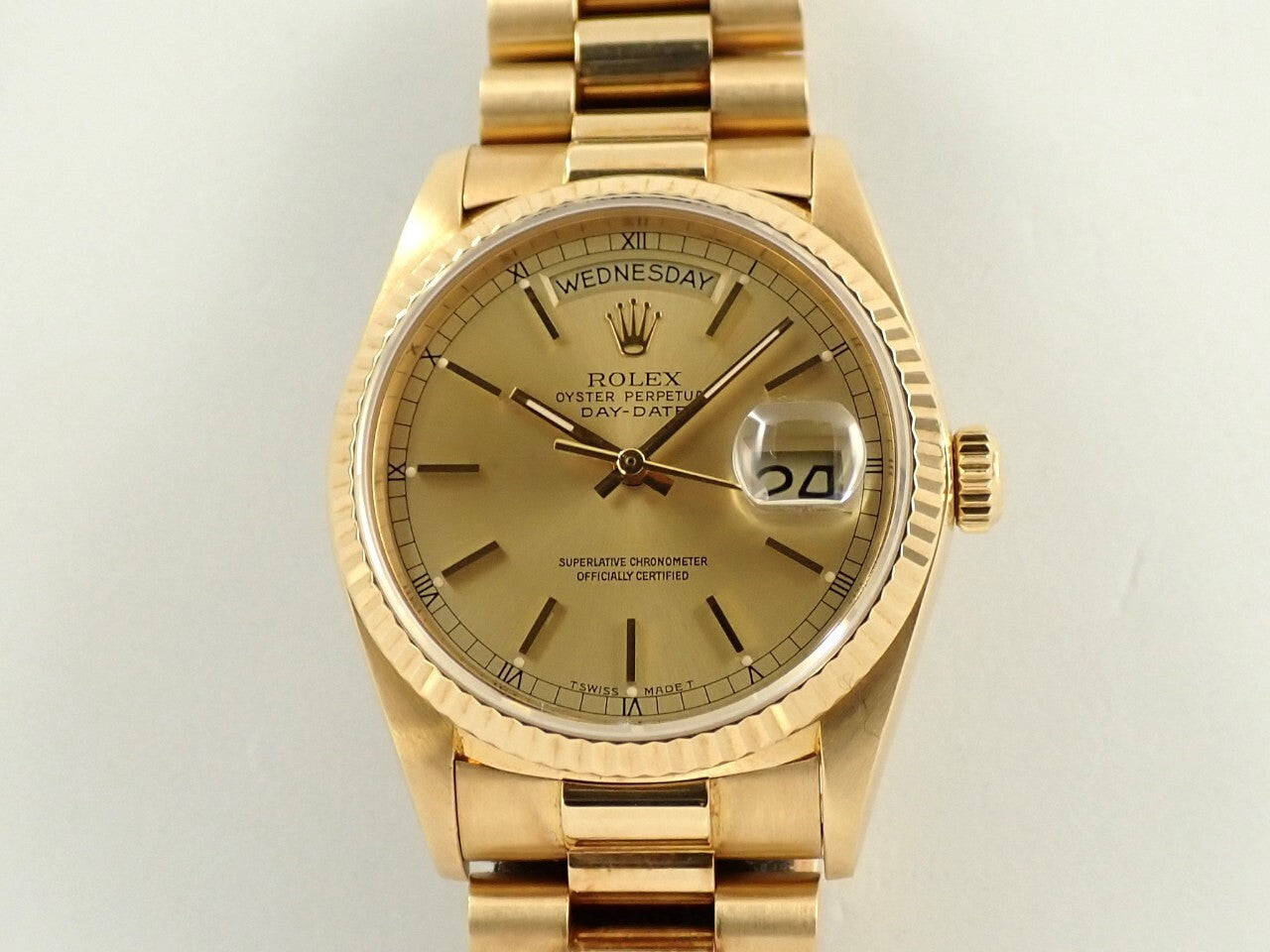 Rolex Day-Date 36 Ref.18038 18KYG Champagne Dial