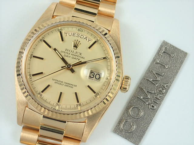ロレックス デイデイト Ref.1803 シャンパン文字盤 中古 day-date-43