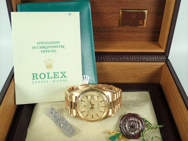 ロレックス デイデイト Ref.1803 シャンパン文字盤 中古 day-date-43