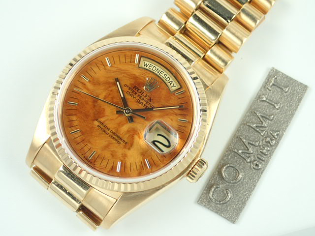 Rolex Day Date Wood Dial