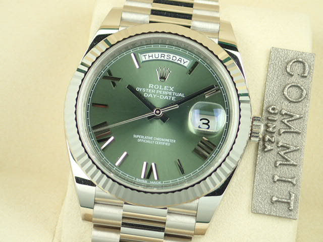 ロレックス デイデイト Ref.228239 オリーブグリーン文字盤 美品 day-date-47