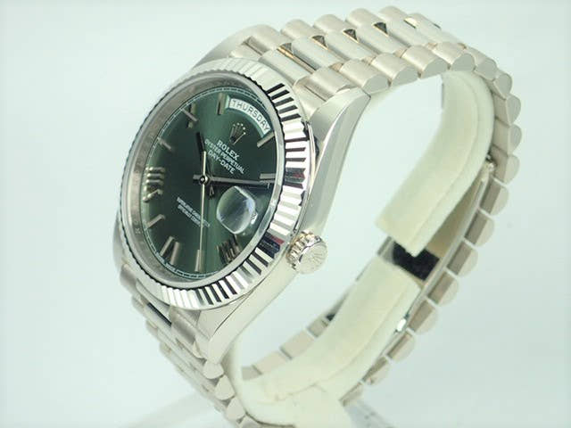 ロレックス デイデイト Ref.228239 オリーブグリーン文字盤 美品 day-date-47