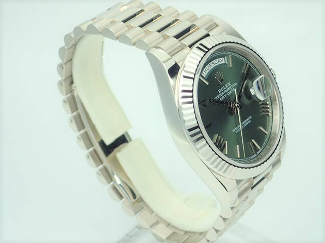 ロレックス デイデイト Ref.228239 オリーブグリーン文字盤 美品 day-date-47