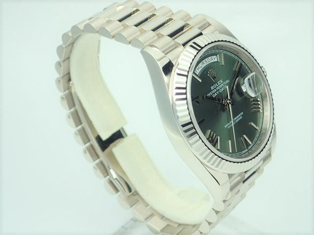 ロレックス デイデイト Ref.228239 オリーブグリーン文字盤 美品 day-date-47