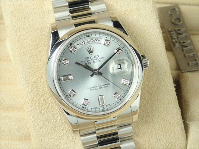 Rolex Day Date 10P Diamond Dial K Series