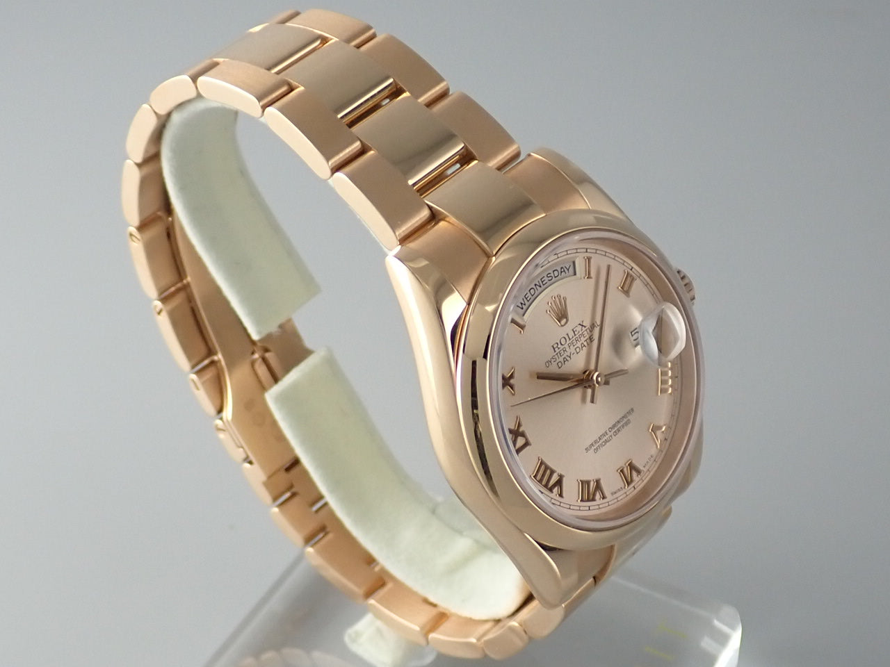 Rolex Day-Date Pink Roman Dial &lt;Warranty, Box, etc.&gt; Ref. 118205