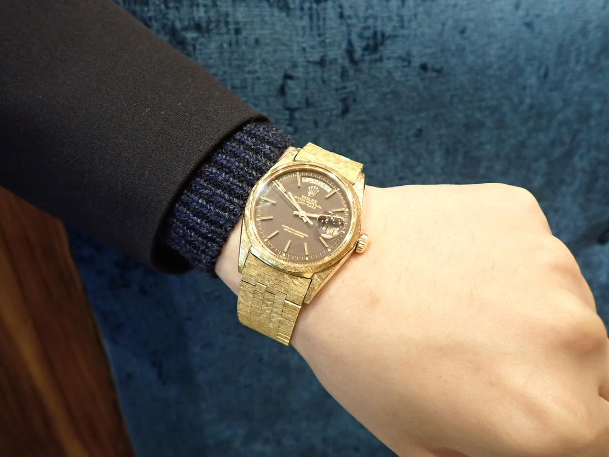 ロレックス デイデイト Ref.1806 チョコレート文字盤 中古 day-date-67
