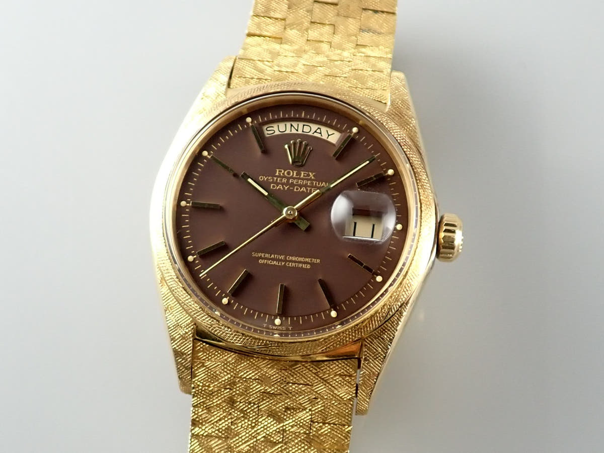 ロレックス デイデイト Ref.1806 チョコレート文字盤 中古 day-date-67