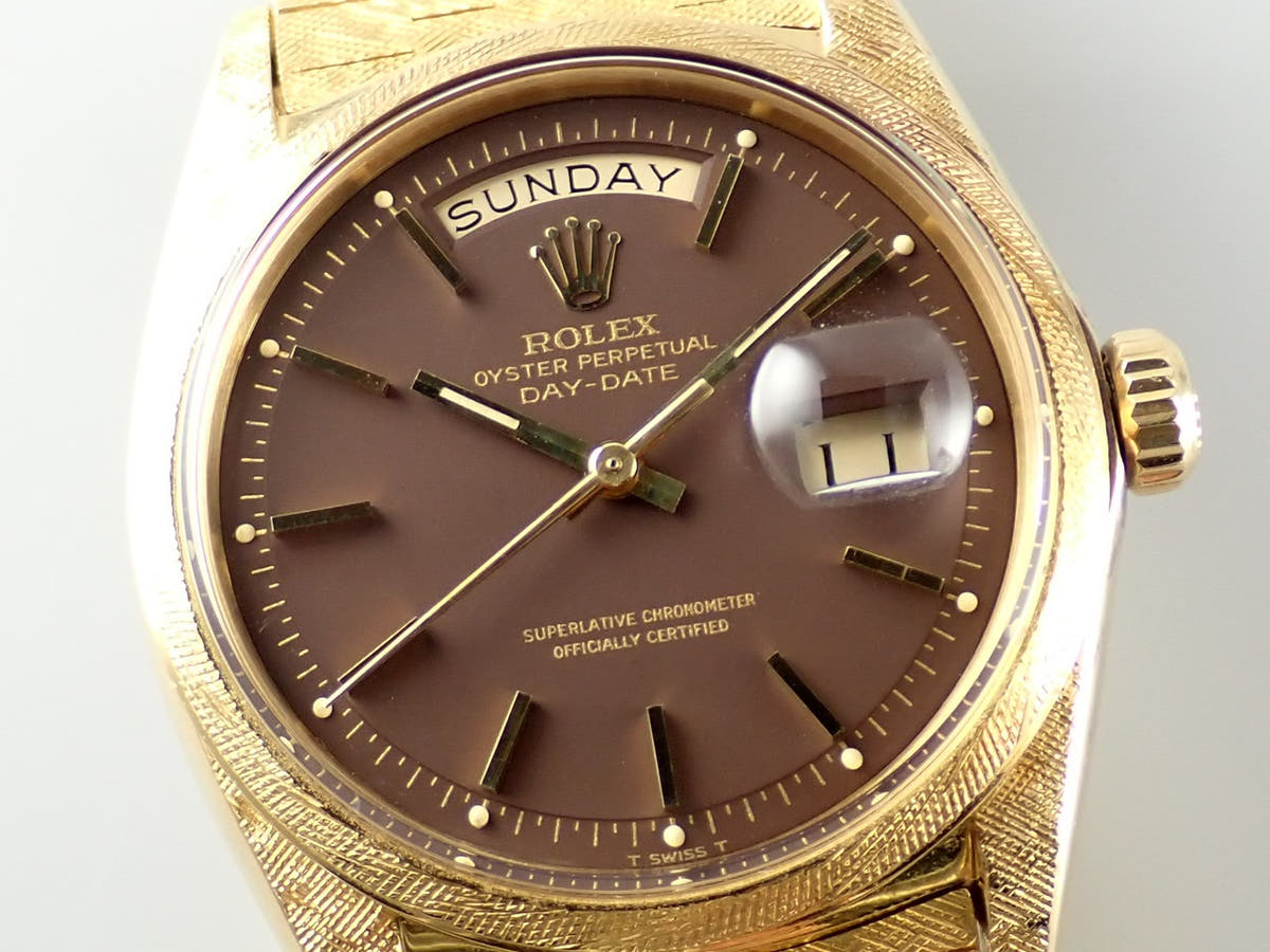ロレックス デイデイト Ref.1806 チョコレート文字盤 中古 day-date-67