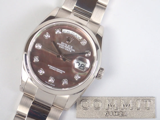 Rolex Day Date Shell 10P Diamond P serial Ref.118209