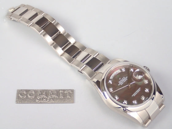 Rolex Day Date Shell 10P Diamond P serial Ref.118209