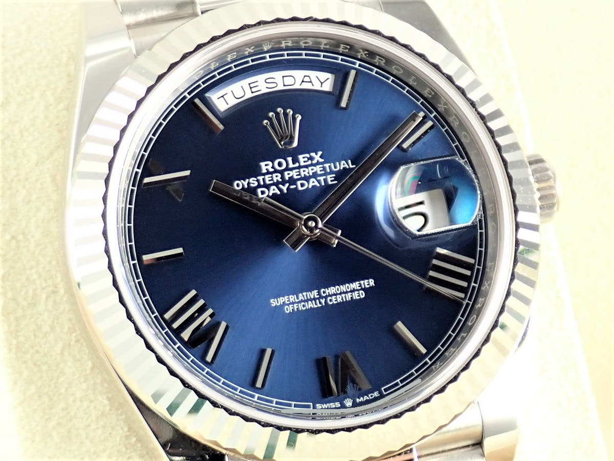 ロレックス デイデイト Ref.228239 ブルーローマン文字盤 中古 day-date-72