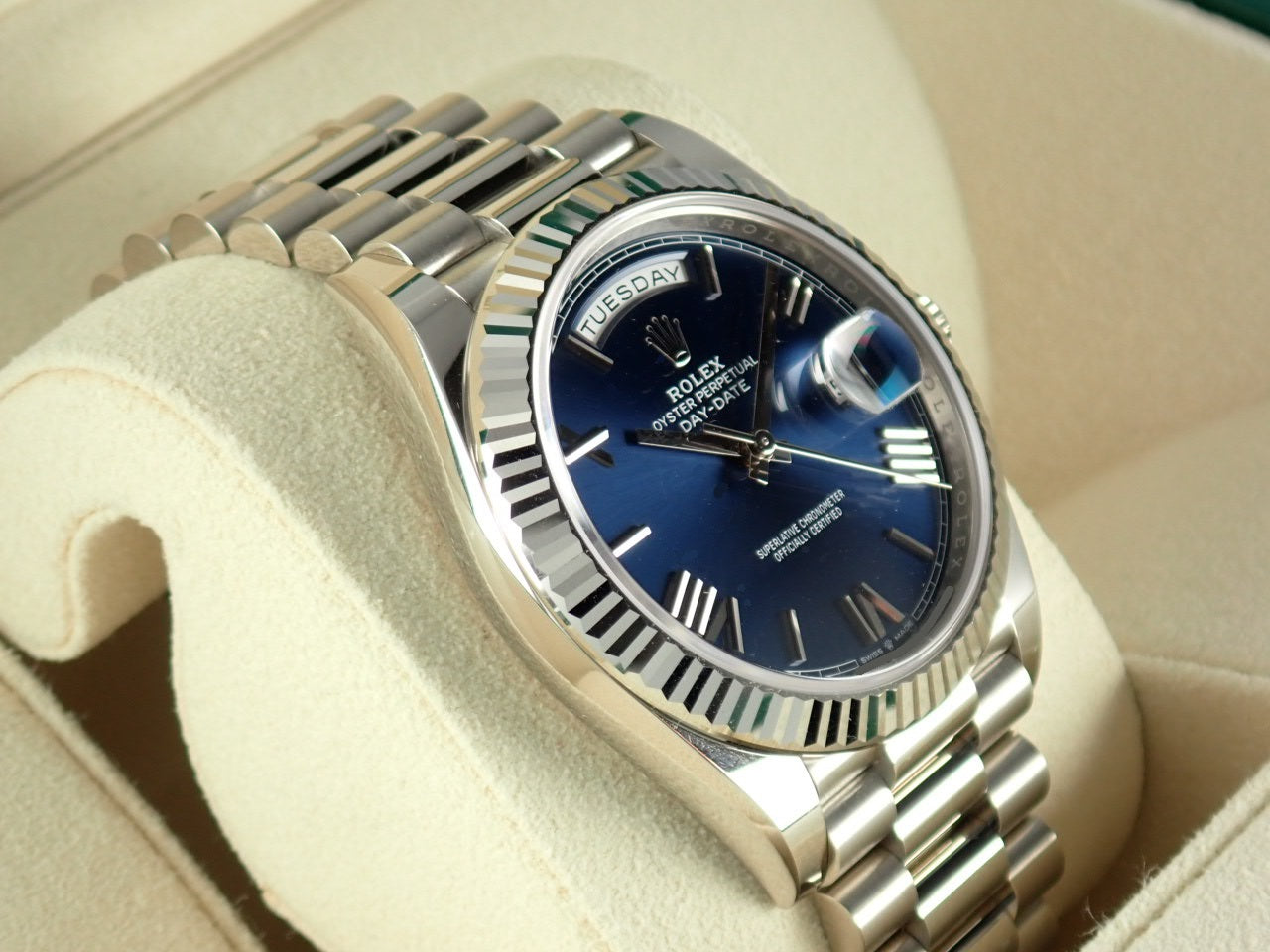 Rolex Day-Date Blue Roman Dial [Good Condition] &lt;Warranty, Box, etc.&gt;