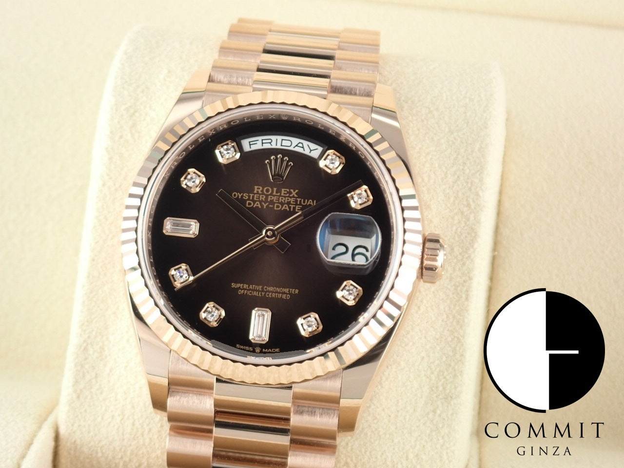 Rolex Day-Date 36 10P Diamond [Unused] &lt;Warranty, Box, Other&gt;