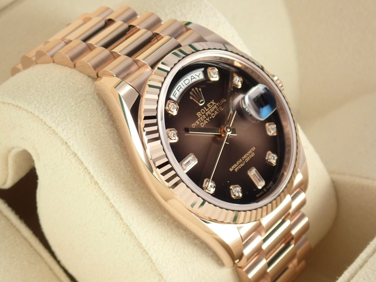 Rolex Day-Date 36 10P Diamond [Unused] &lt;Warranty, Box, Other&gt;