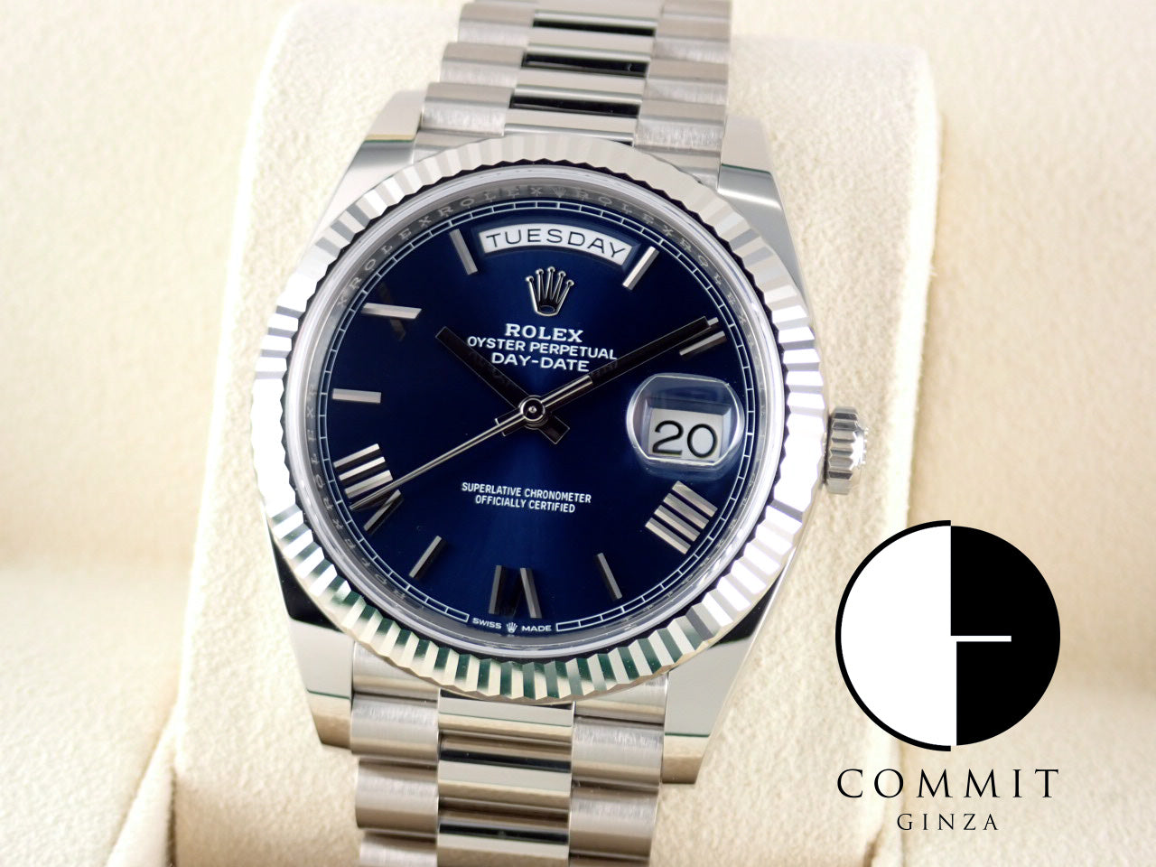 Rolex Day-Date Blue Roman Dial [Unused] &lt;New warranty, box, etc.&gt;