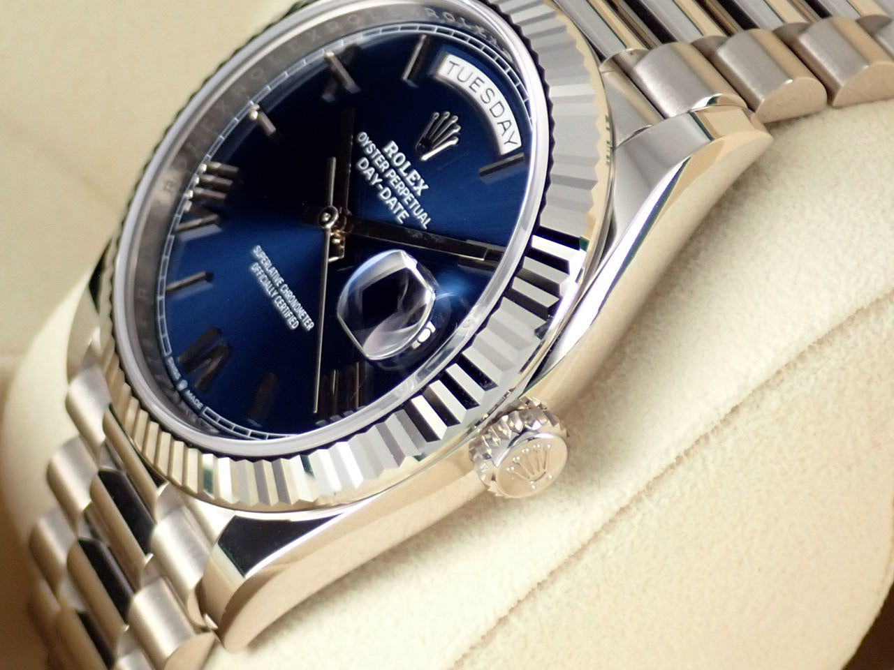 Rolex Day-Date Blue Roman Dial [Unused] &lt;New warranty, box, etc.&gt;