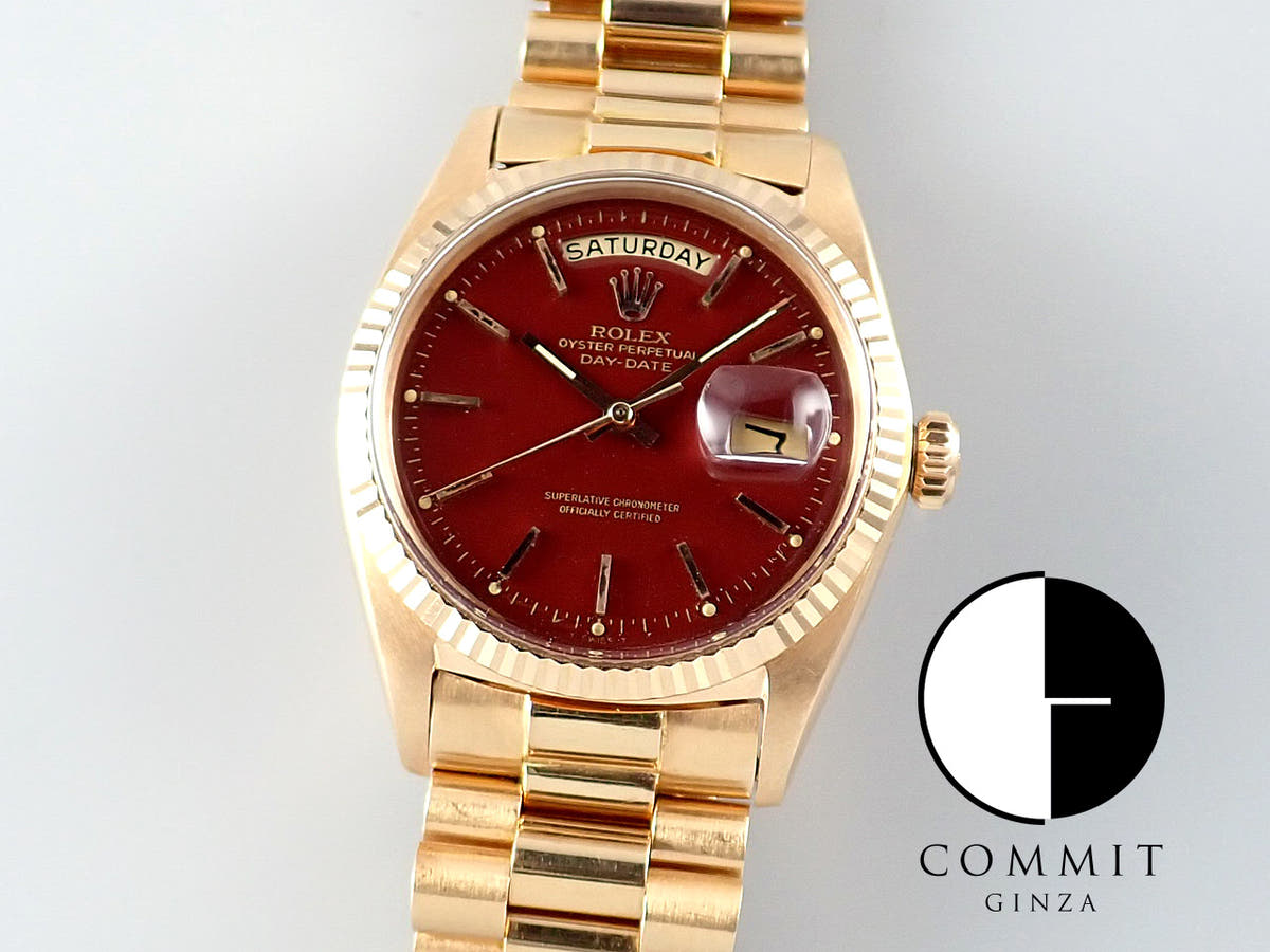 ロレックス デイデイト Ref.1803 ステラ文字盤 中古 day-date-86