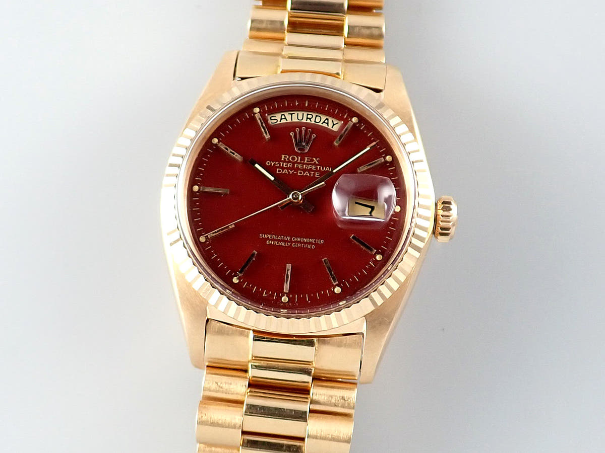 ロレックス デイデイト Ref.1803 ステラ文字盤 中古 day-date-86