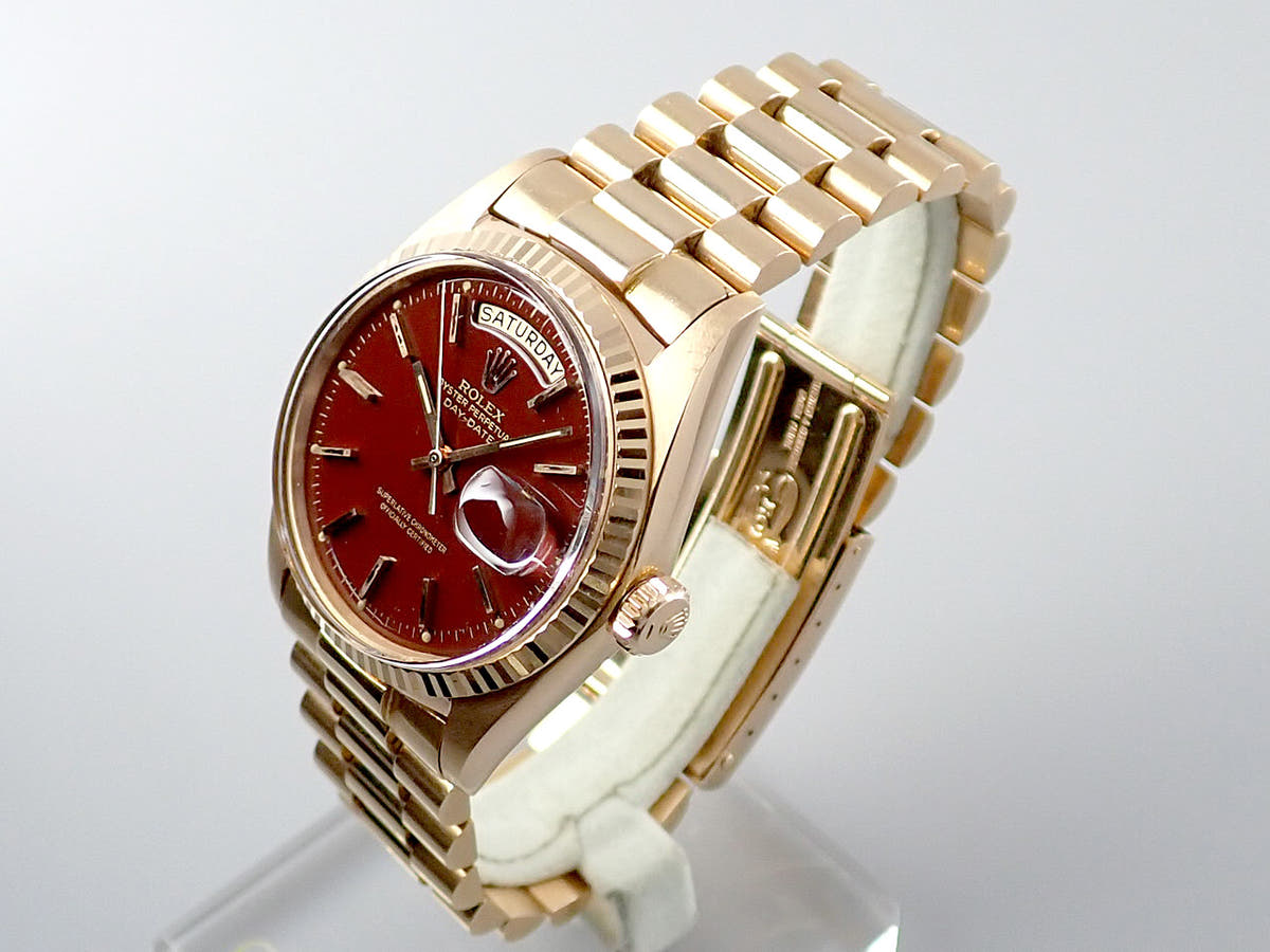 ロレックス デイデイト Ref.1803 ステラ文字盤 中古 day-date-86