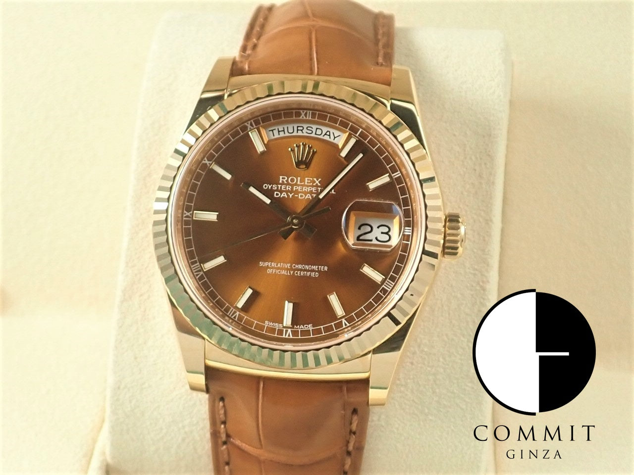 Rolex Day-Date Cognac Dial &lt;New warranty, box, etc.&gt;