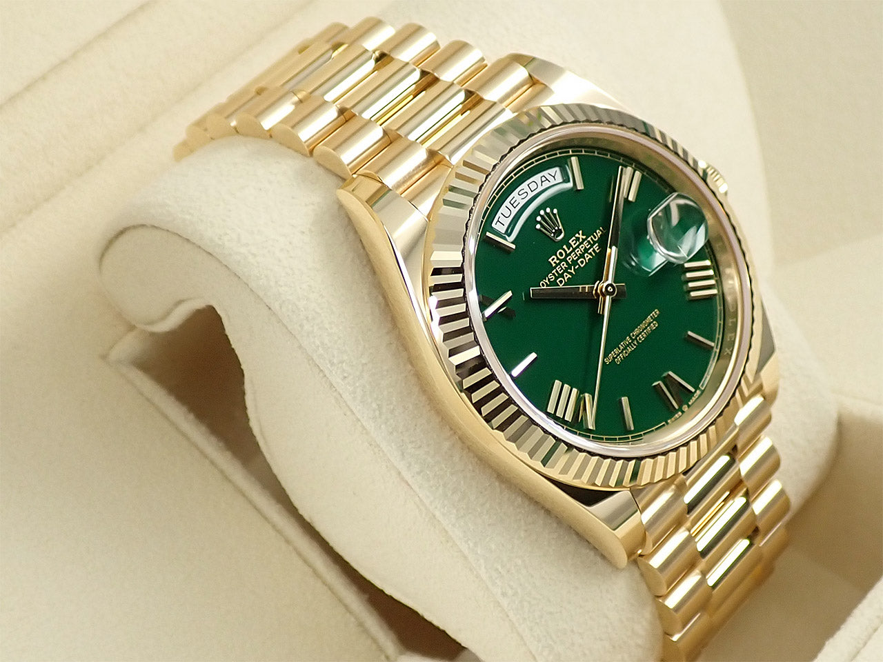 Rolex Day-Date 40 228238 Green Unused KV4XTLJH ｜高級腕時計