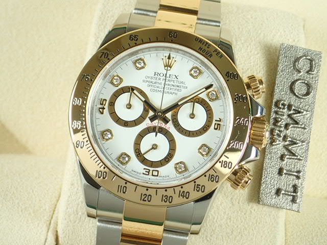 Rolex Daytona Two-tone 8P Diamond Dial Random Ref.116523