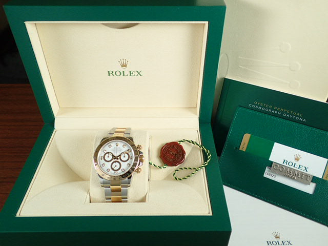 Rolex Daytona Two-tone 8P Diamond Dial Random Ref.116523