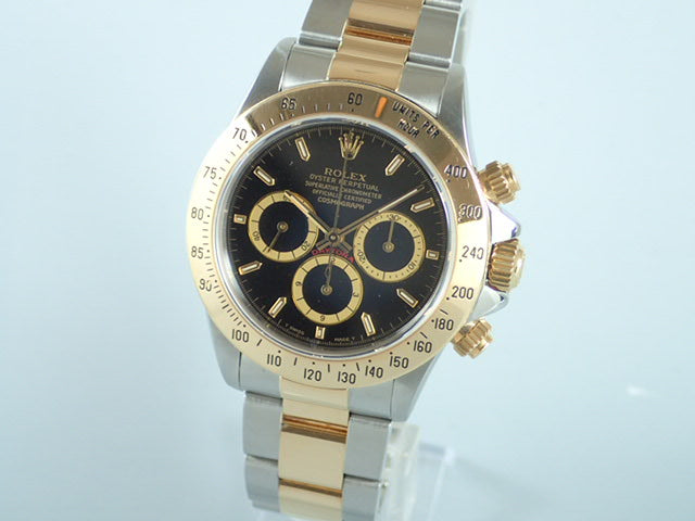 Rolex Daytona El Primero combination model, black dial, S serial number