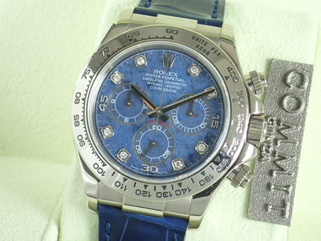 Rolex Cosmograph Daytona Sodalite 8P Diamond