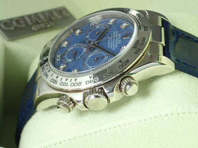 Rolex Cosmograph Daytona Sodalite 8P Diamond