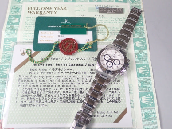 Rolex Daytona El Primero White Dial T2