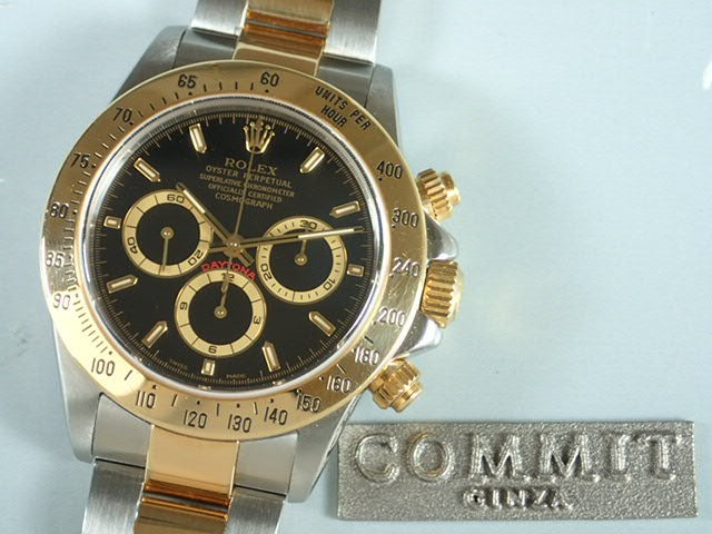 Rolex Daytona El Primero combination model, black dial, A serial number