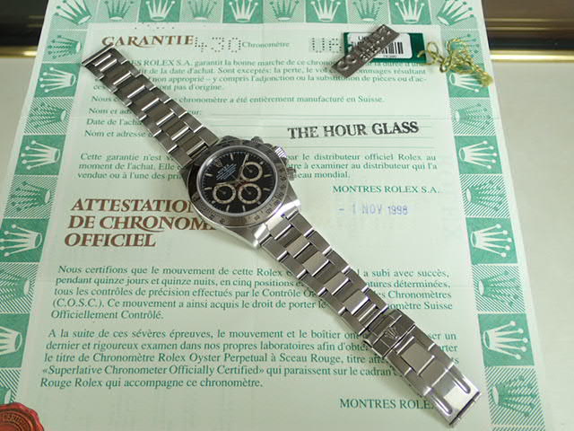 Rolex Daytona El Primero Black Dial U-Serial Number