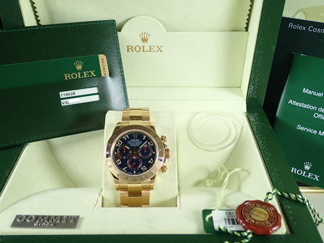 Rolex Daytona Ref.116528 Navy Arabic Dial Used daytona-138