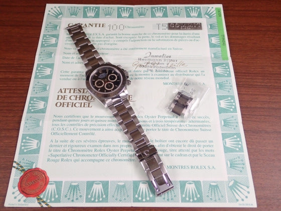 Rolex Daytona El Primero Black Dial T5 Ref.16520