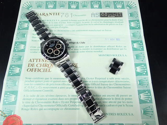 Rolex Daytona El Primero Black Dial A Series