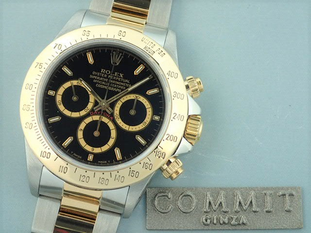 Rolex Daytona El Primero combination model, black dial, S serial number