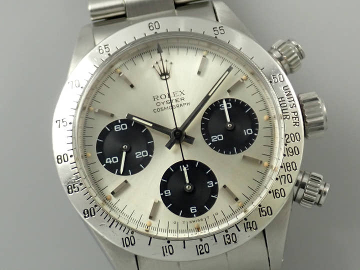ロレックス デイトナ Ref.6265 ステンレススチール シルバー文字盤