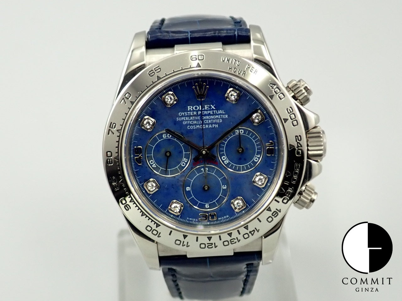 Rolex Daytona Sodalite Dial 8P Diamond