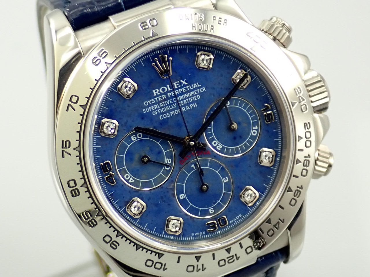 Rolex Daytona Sodalite Dial 8P Diamond