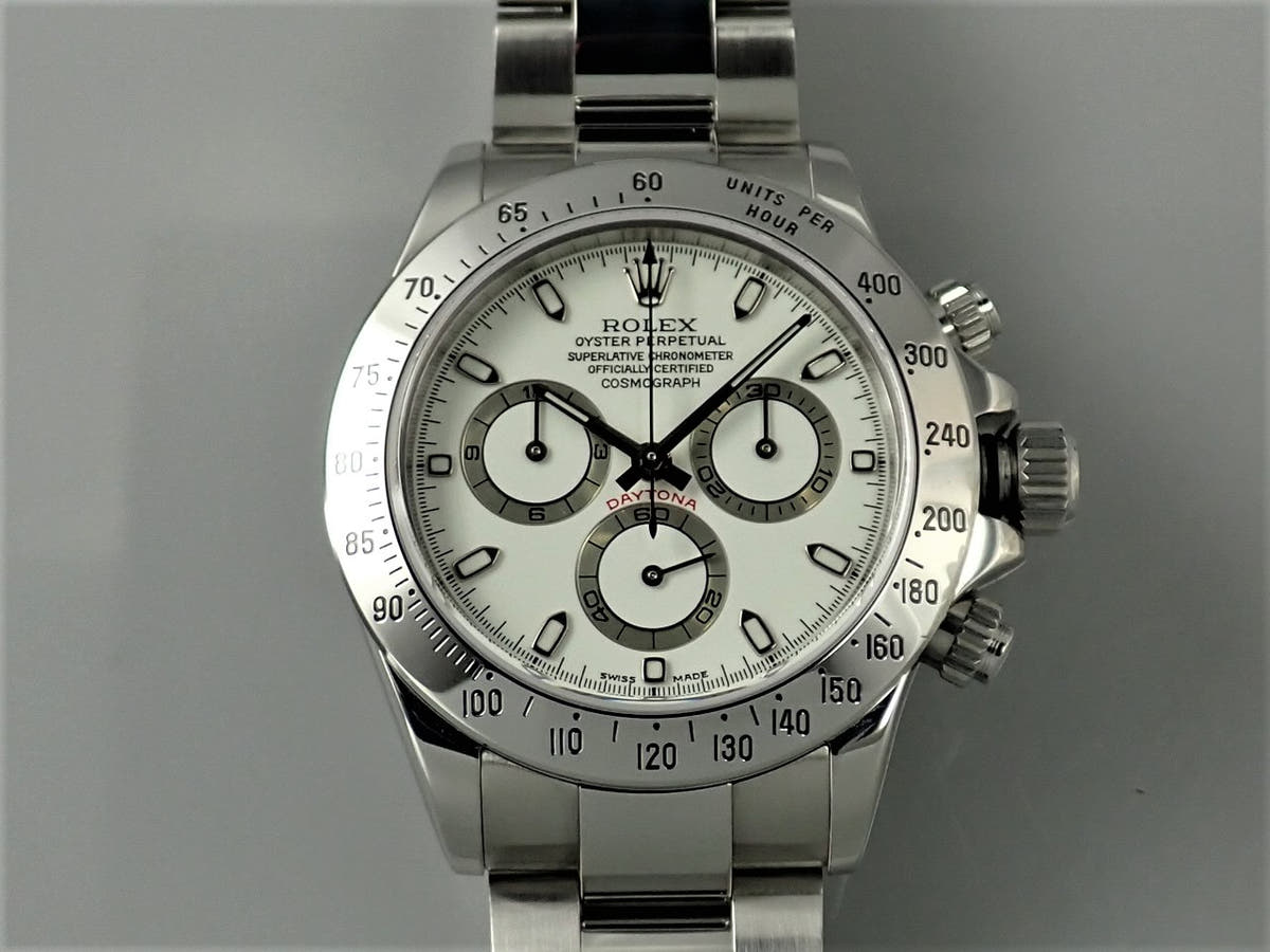 ロレックス デイトナ Ref.116520 ホワイト文字盤 美品 M9U0KLKY