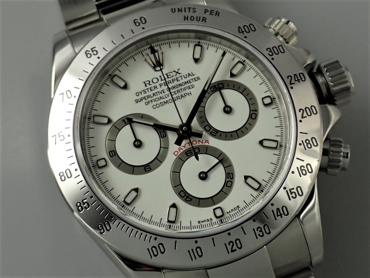 ロレックス デイトナ Ref.116520 ホワイト文字盤 美品 M9U0KLKY