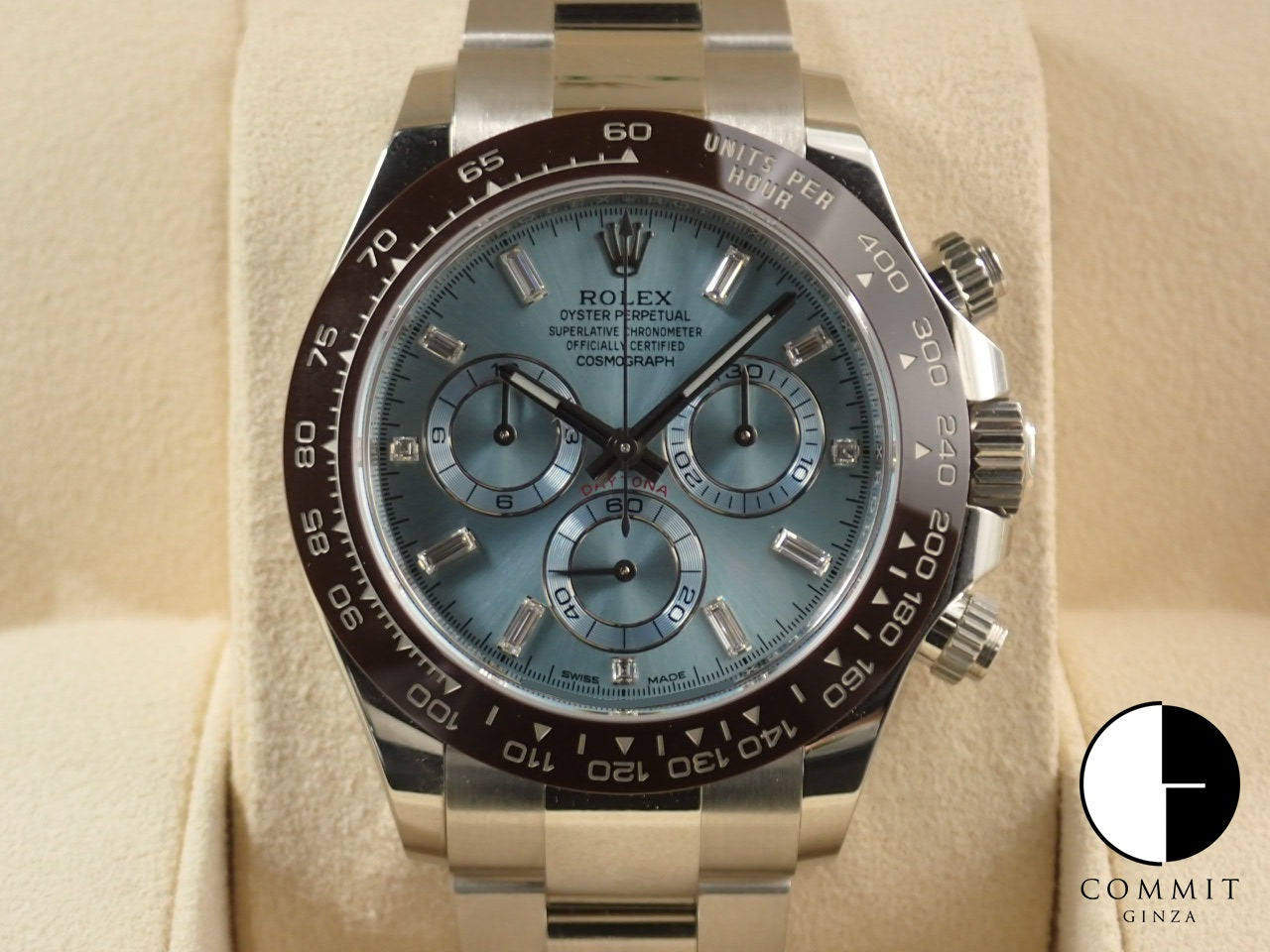 Rolex Daytona Ice Blue Dial 10P Diamonds [Excellent Condition] &lt;Warranty Box and Others&gt;