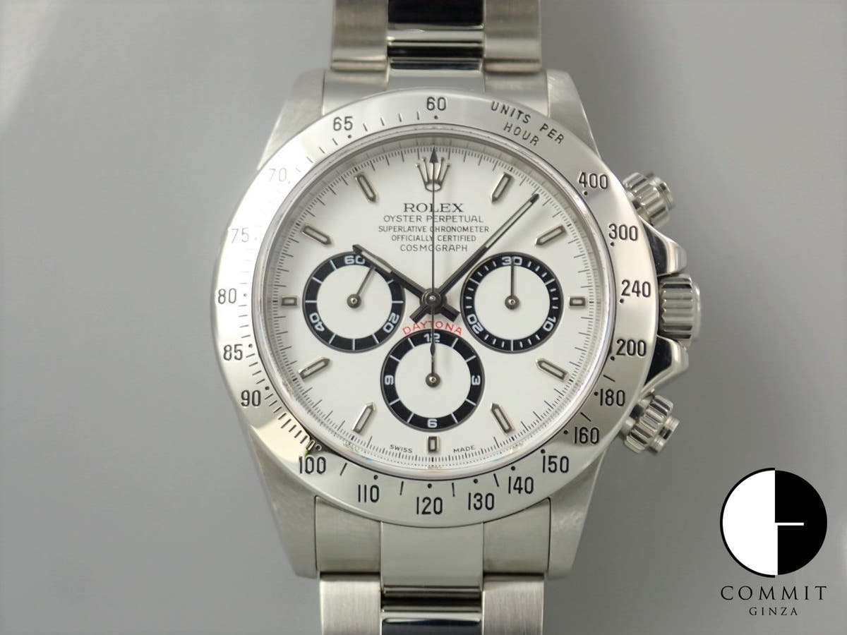 ロレックス デイトナ エルプリメロ Ref.16520 ホワイト文字盤 美品 5XRZFUXV