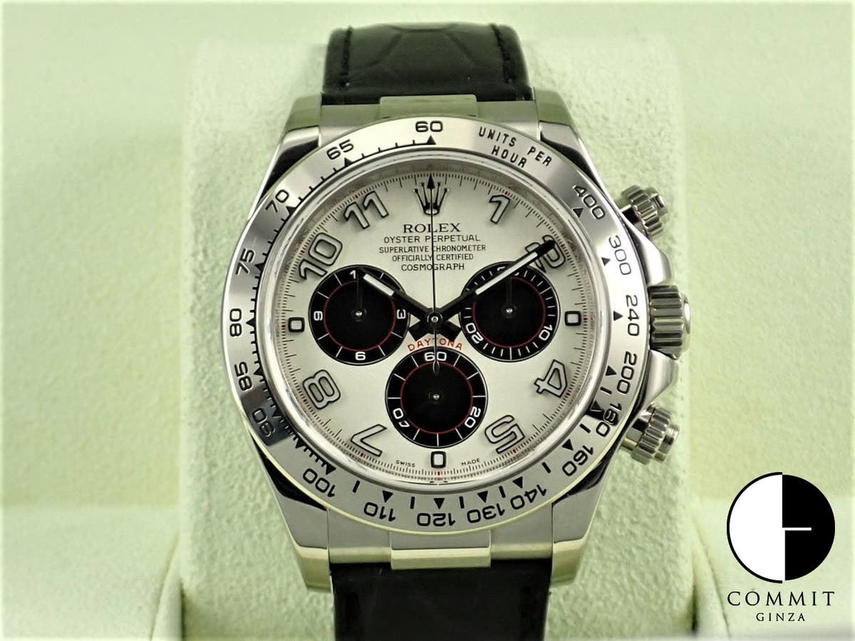 ロレックス デイトナ Ref.116519 ホワイト×ブラック文字盤 美品 R35J3406