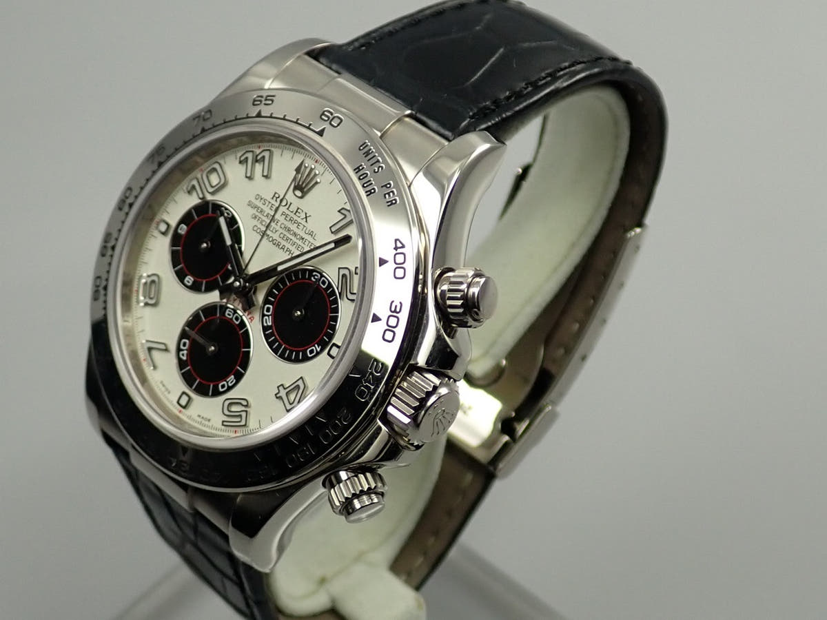ロレックス デイトナ Ref.116519 ホワイト×ブラック文字盤 美品 R35J3406