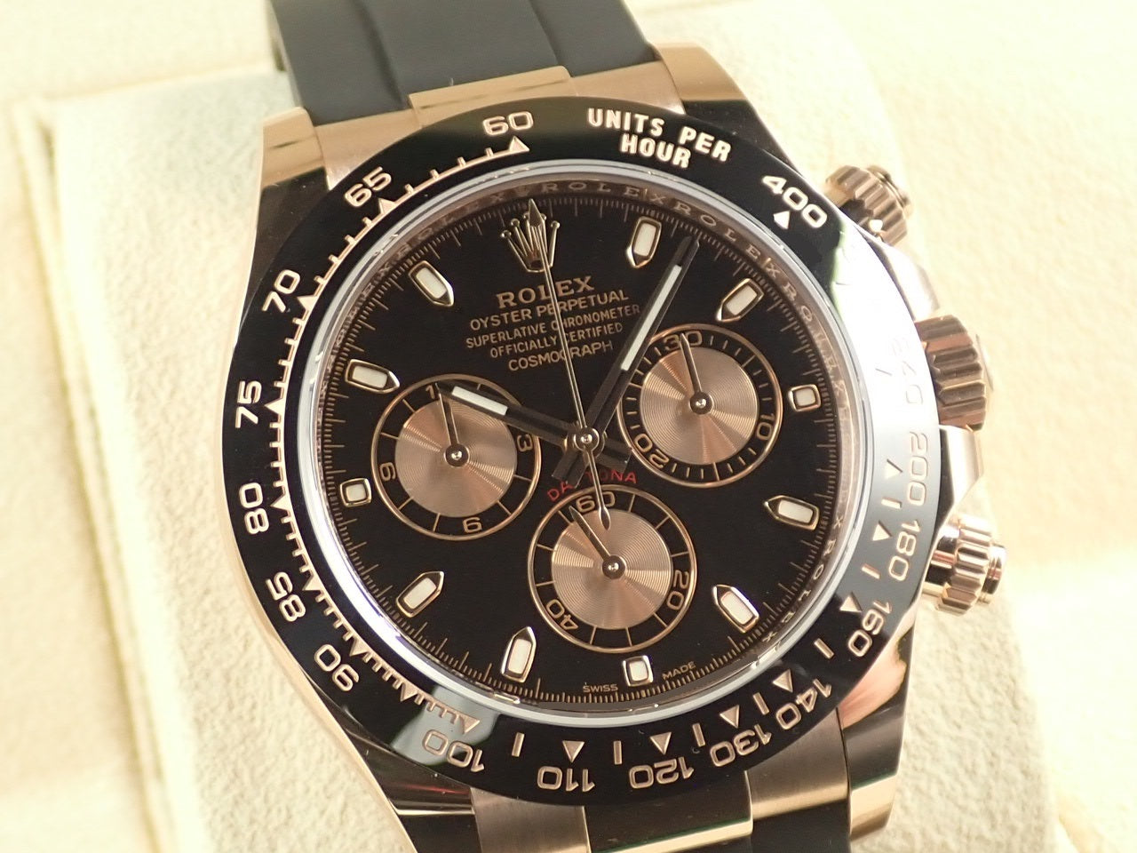 Rolex Daytona Black x Pink Dial &lt;Warranty, Box, etc.&gt;