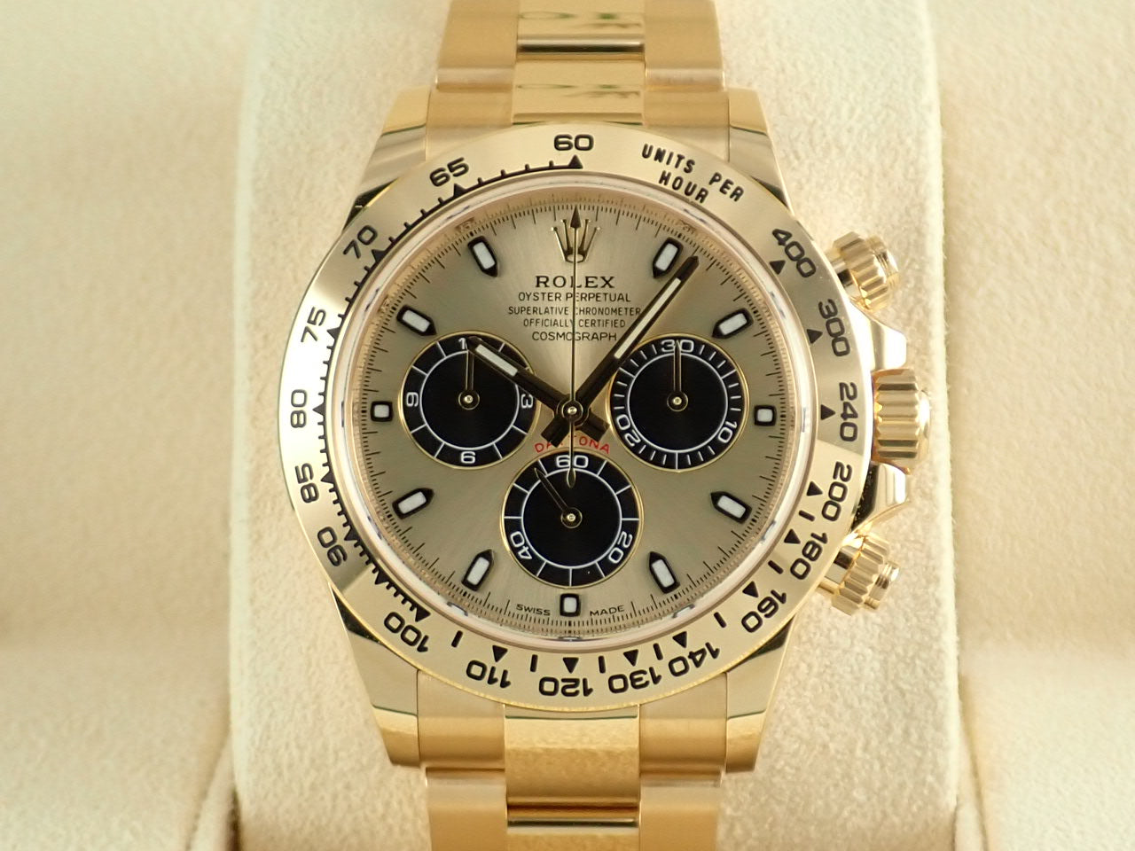 Rolex Daytona Champagne/Black Dial &lt;Warranty Box and Others&gt;