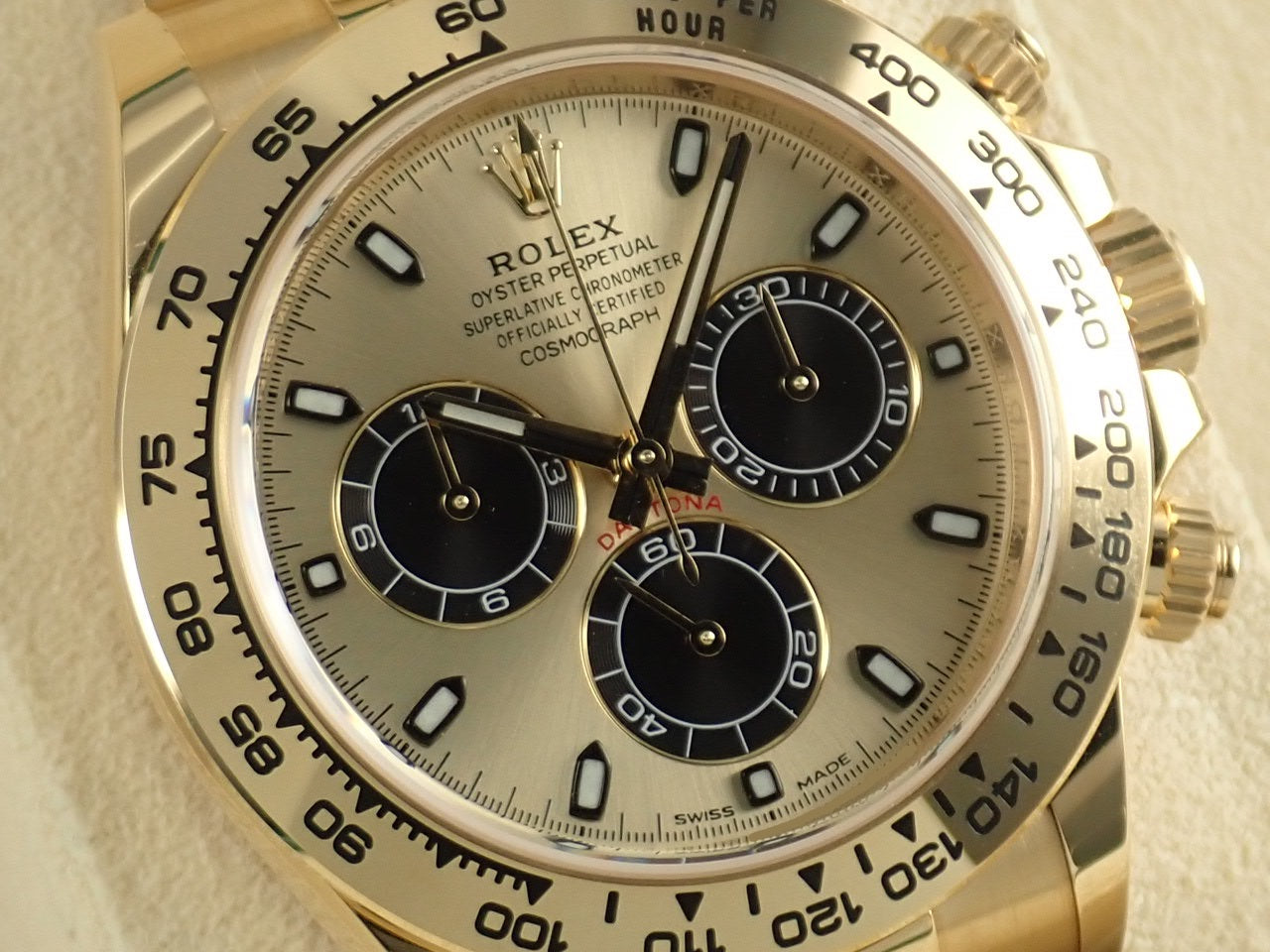 Rolex Daytona Champagne/Black Dial &lt;Warranty Box and Others&gt;